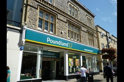 Weston super Mare Woolworths, shown here in August 2011, is now a Poundland - it used to be an Ethel Austin